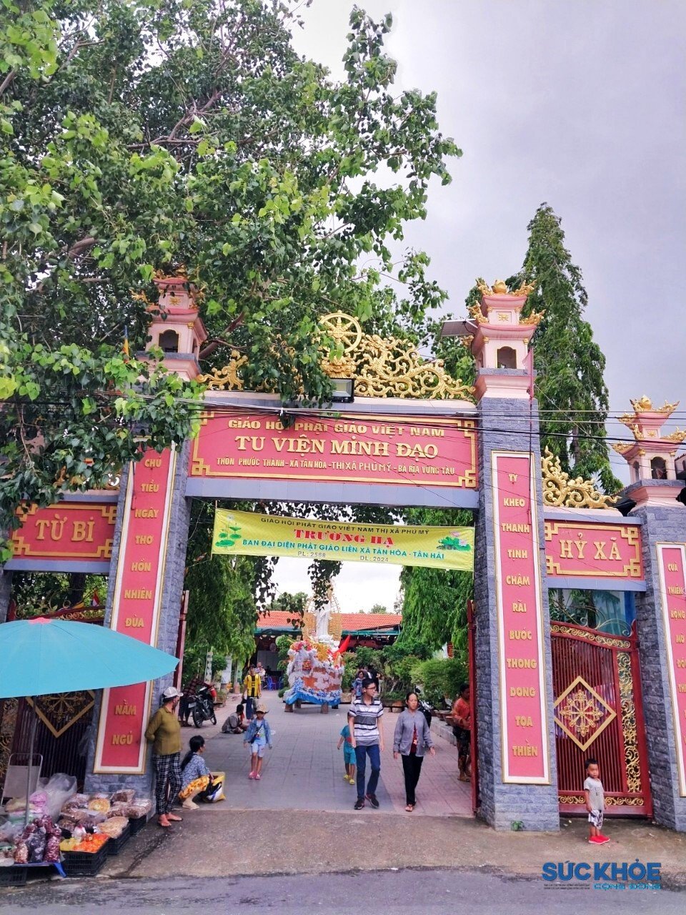 Không gian sinh hoạt tại tu viện Minh Đạo