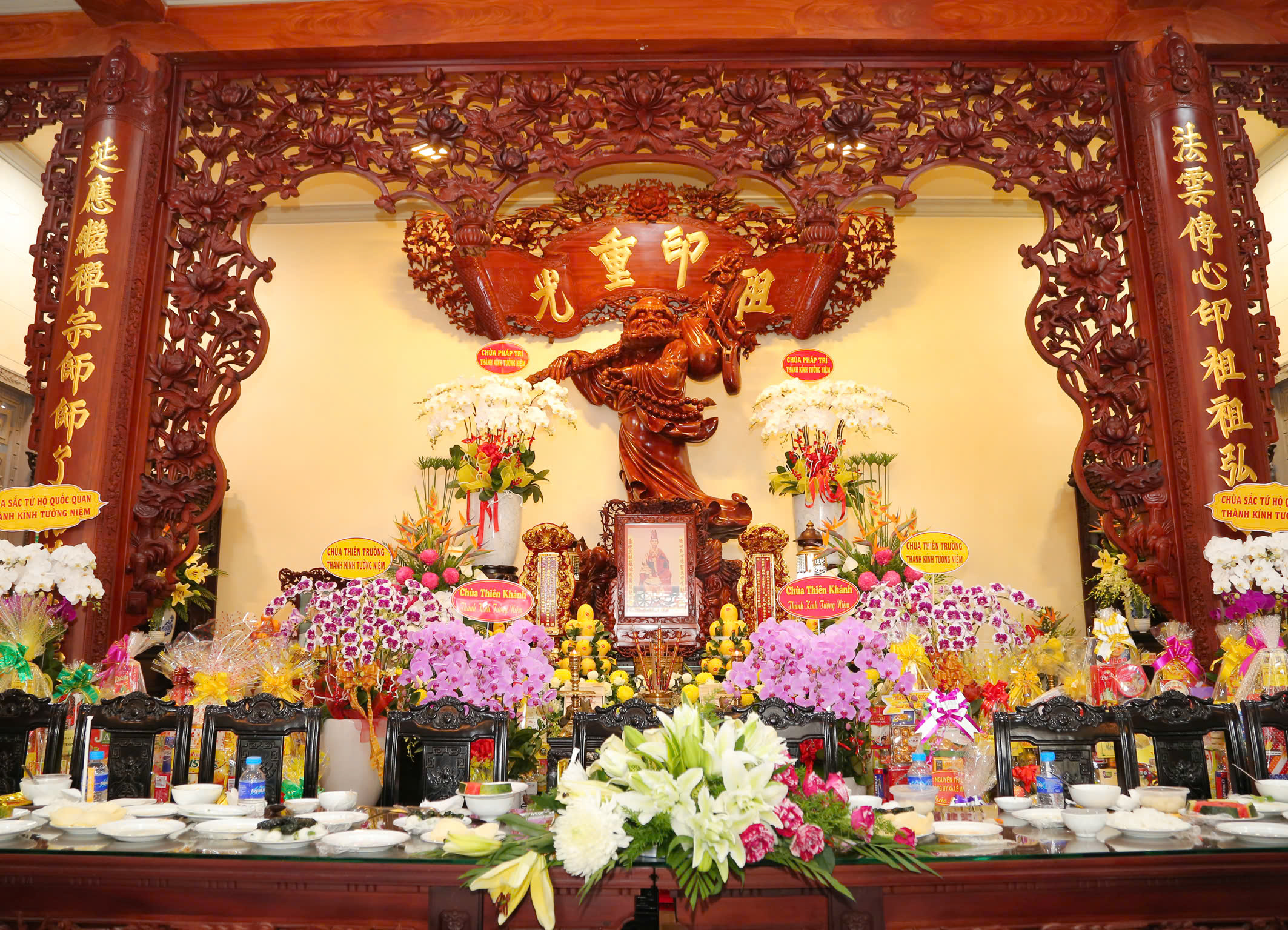 Lễ húy nhật tổ sư tại Thiền viện Thiên Phước