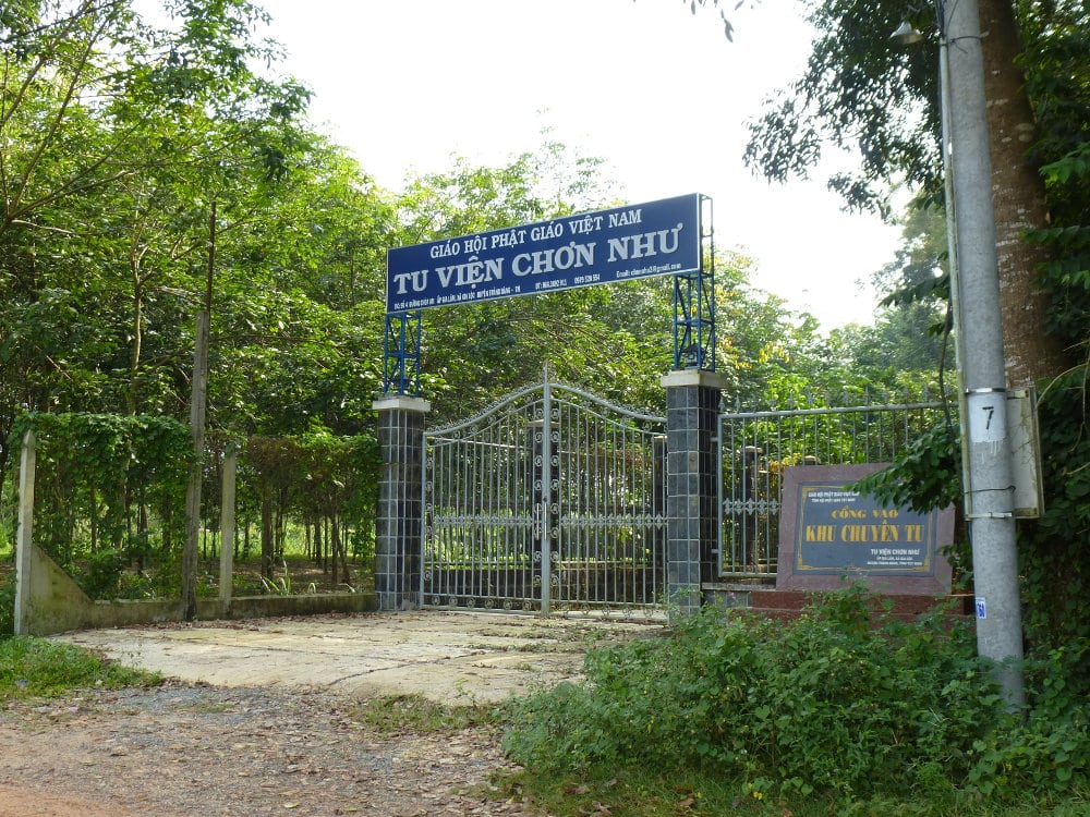 Bản đồ đường đến Tu Viện Chơn Như