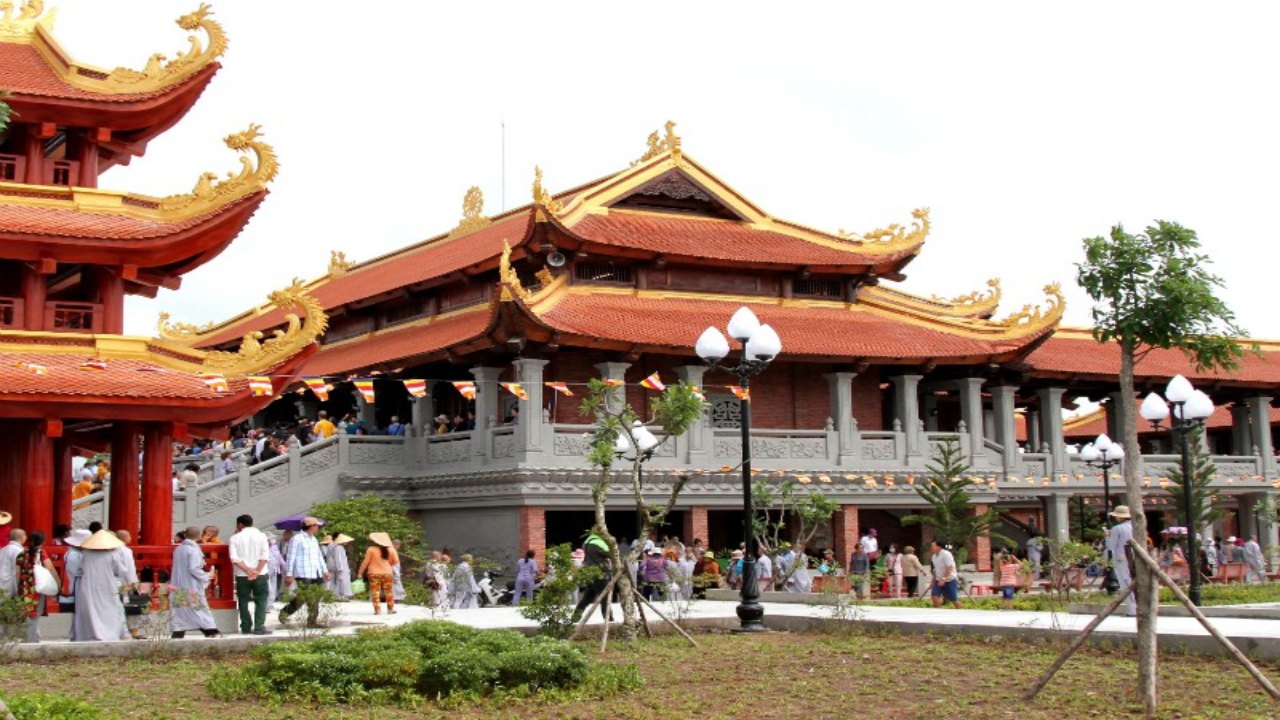 Toàn cảnh Thiền viện Trúc Lâm Hậu Giang