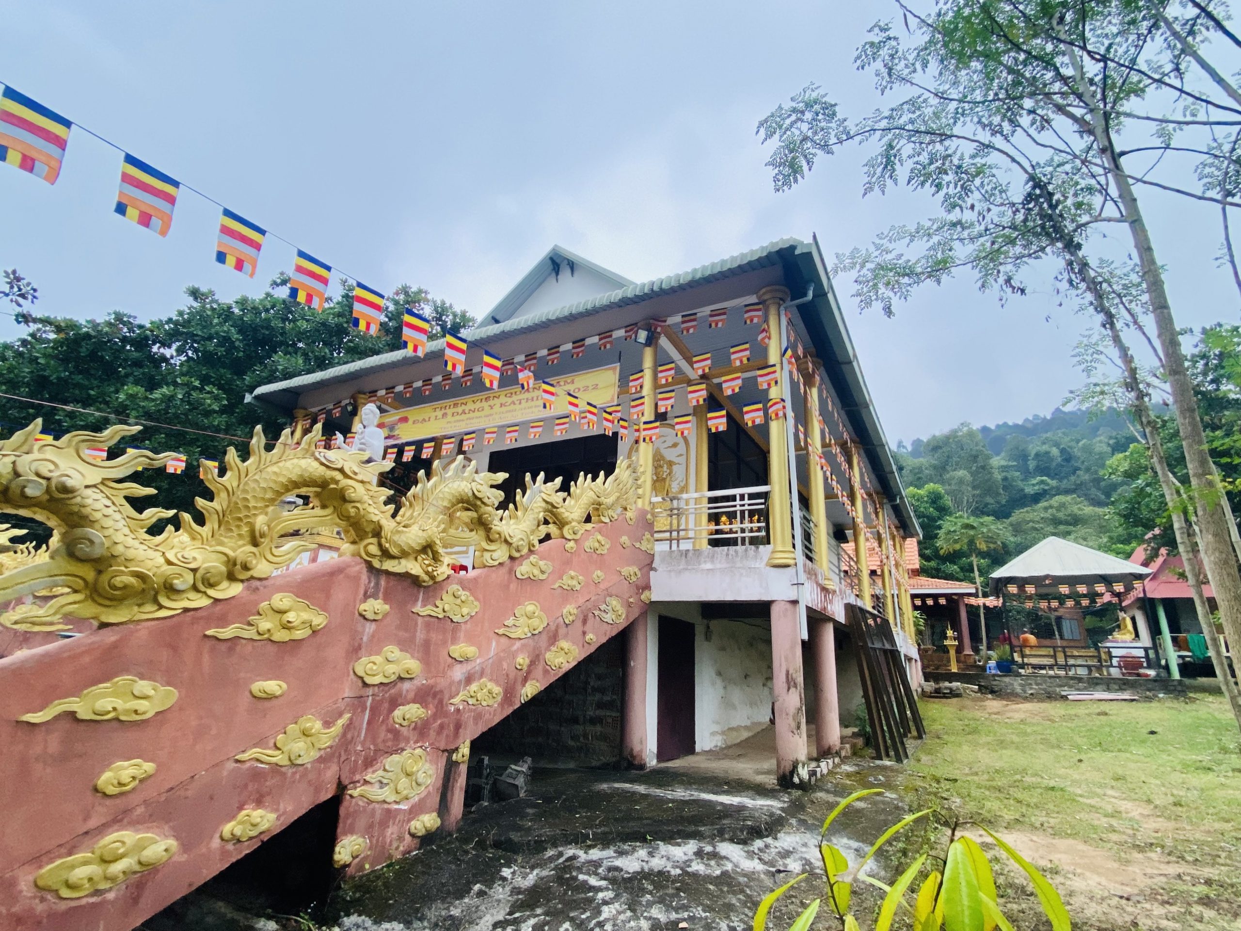 Không gian xanh tại Thiền Viện Quán Tâm