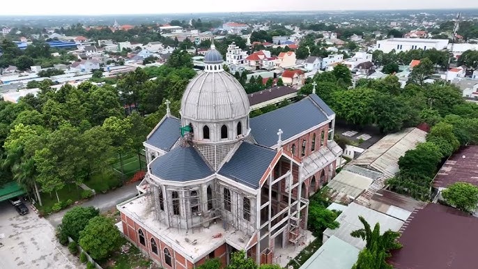 Toàn cảnh Tu viện Lời Chúa từ trên cao