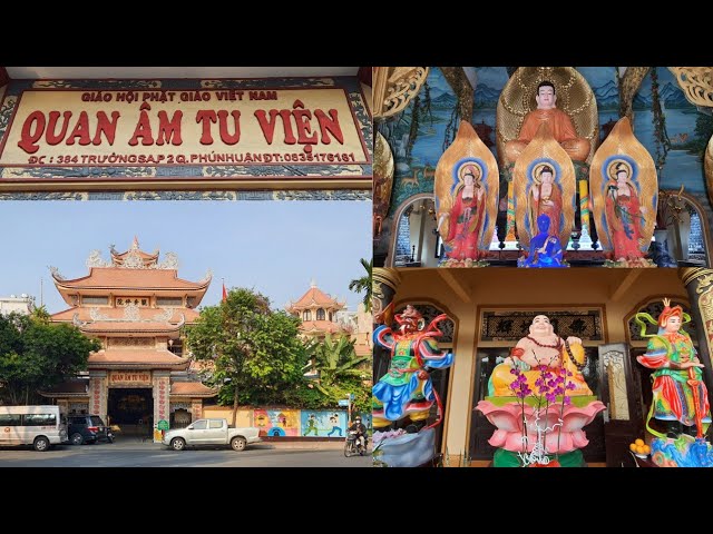 Giảng đường Chánh điện Quan Âm Tu Viện